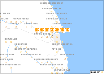 map of Kampong Gambang