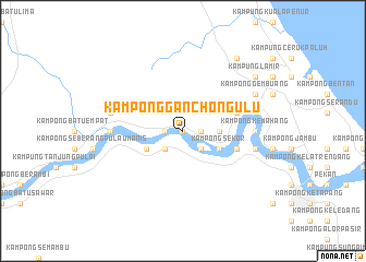 map of Kampong Ganchong Ulu