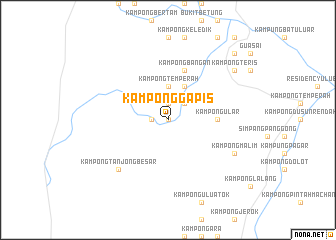 map of Kampong Gapis