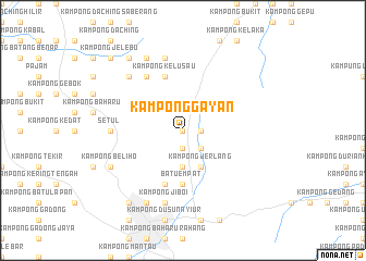 map of Kampong Gayan