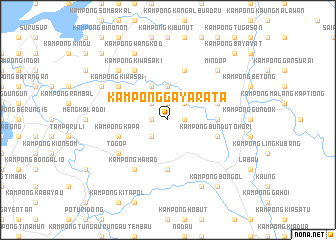 map of Kampong Gayarata