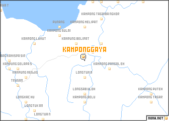 map of Kampong Gaya