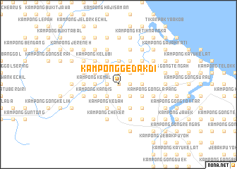 map of Kampong Gedakdi