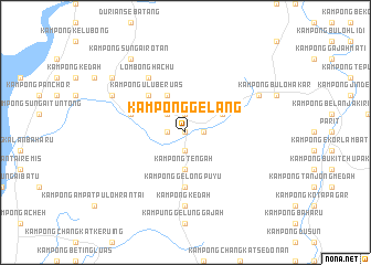 map of Kampong Gelang