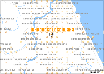 map of Kampong Gelegoh Lama