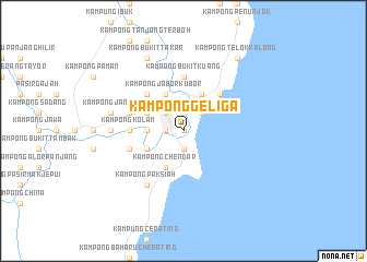 map of Kampong Geliga