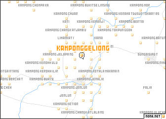 map of Kampong Geliong