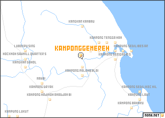 map of Kampong Gemereh