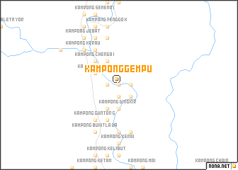 map of Kampong Gempu