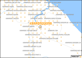 map of Kampong Gerai