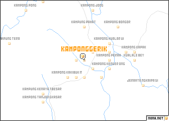 map of Kampong Gerik