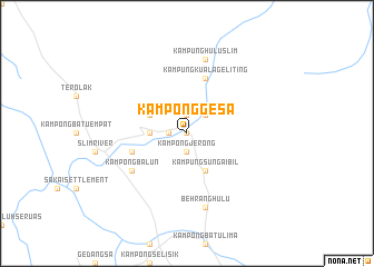 map of Kampong Gesa