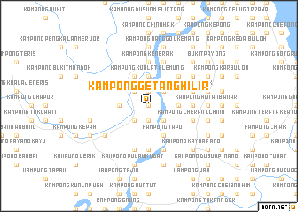 map of Kampong Getang Hilir