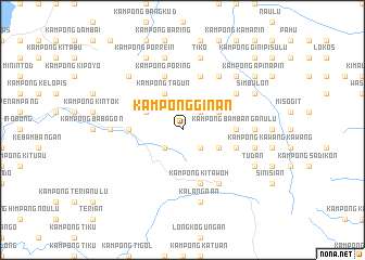 map of Kampong Ginan