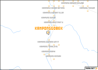 map of Kampong Gobek
