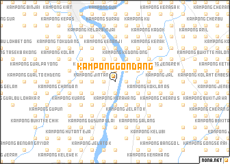 map of Kampong Gondang