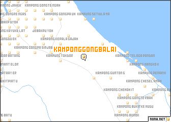 map of Kampong Gong Balai