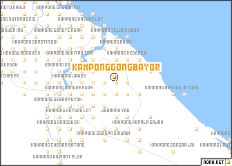 map of Kampong Gong Bayor