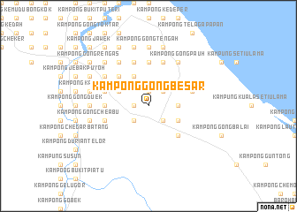 map of Kampong Gong Besar