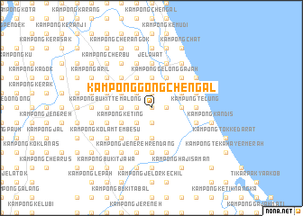 map of Kampong Gong Chengal