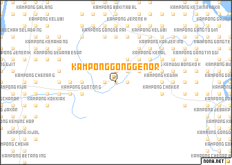 map of Kampong Gong Genor