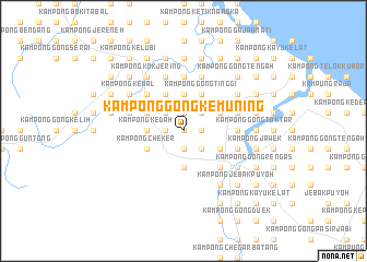 map of Kampong Gong Kemuning