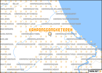 map of Kampong Gong Ketereh