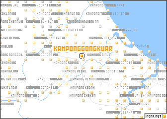 map of Kampong Gong Kuar
