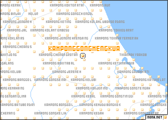 map of Kampong Gong Mengkua