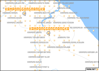 map of Kampong Gong Nangka