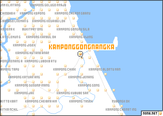 map of Kampong Gong Nangka