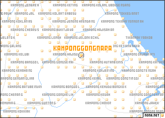 map of Kampong Gong Nara