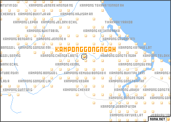 map of Kampong Gong Ngah