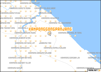 map of Kampong Gong Panjang