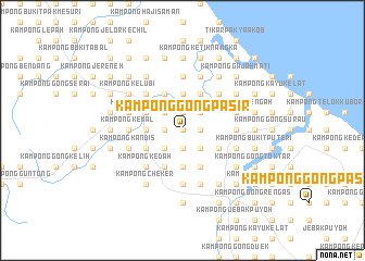 map of Kampong Gong Pasir