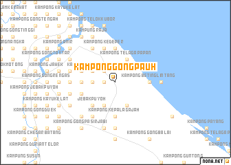 map of Kampong Gong Pauh