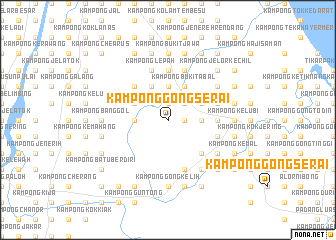 map of Kampong Gong Serai