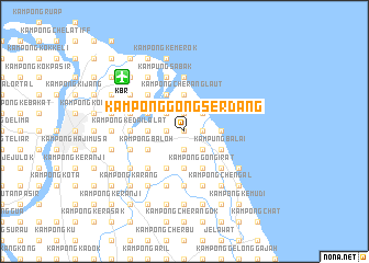 map of Kampong Gong Serdang