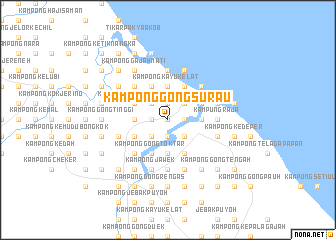 map of Kampong Gong Surau