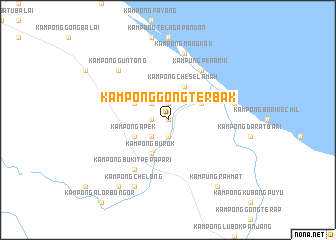 map of Kampong Gong Terbak