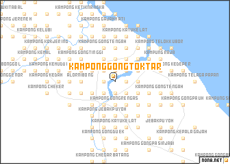 map of Kampong Gong Tok Tar