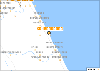 map of Kampong Gong
