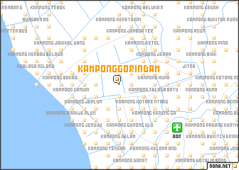 map of Kampong Gorindam