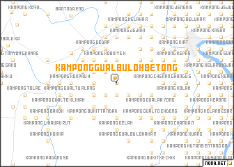 map of Kampong Gual Buloh Betong