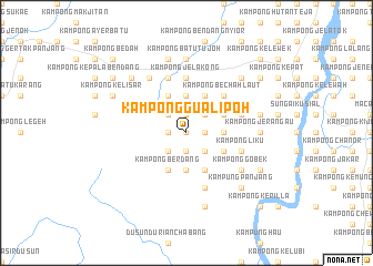 map of Kampong Gual Ipoh