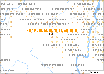 map of Kampong Gual Mat Derahim