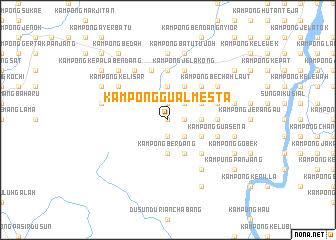 map of Kampong Gual Mesta