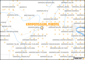 map of Kampong Gual Nibong