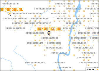 map of Kampong Gual