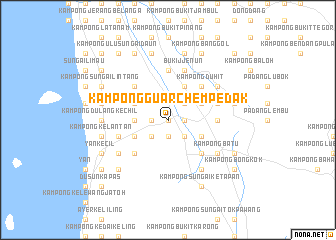 map of Kampong Guar Chempedak